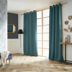 Rideau Obscurcissant (140 X 280 Cm) Dark Bleu Canard