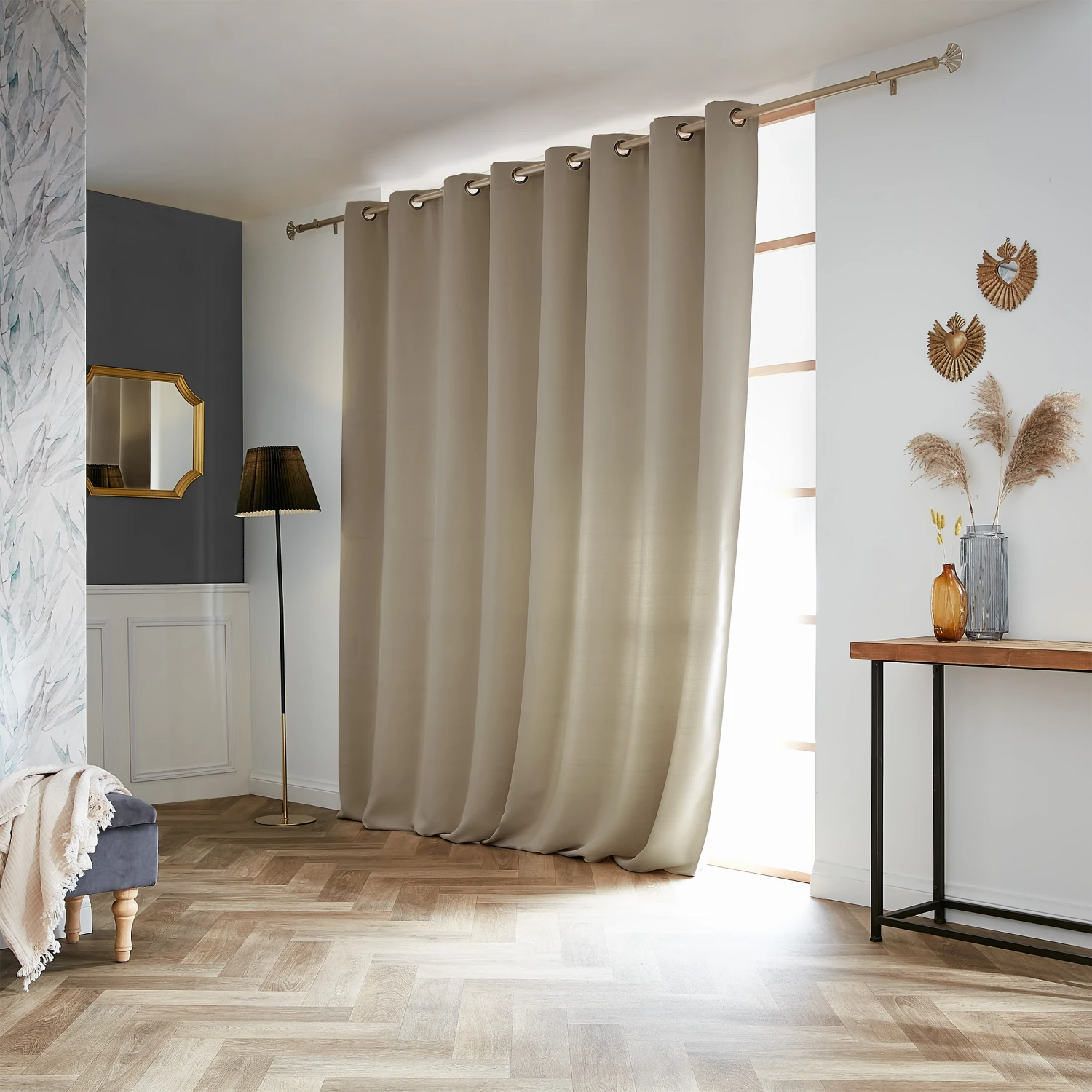 Rideau obscurcissant (280 x 260 cm) Dark Taupe Rideau Obscurcissant (280 X 260 Cm) Dark Taupe -Eminza 2023 09 eminza dark 055 280x260 taupe