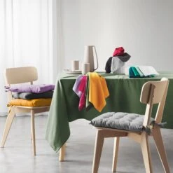 Lot De 3 Serviettes Coton Recyclé (40 Cm) Mistral Gris Chiné 2 Lot De 3 Serviettes Coton Recyclé (40 Cm) Mistral Gris Chiné -Eminza 3 serviettes de table 40 x 40 cm coton recycle uni mistral gris chine 114188 1643110713