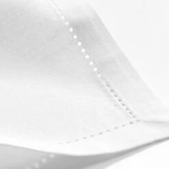 Lot De 3 Serviettes Coton Charline Blanc -Eminza 3 serviettes de table 40 x 40 cm coton uni charline blanc 107090 1627389092