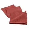 Lot De 3 Serviettes Coton Initia Terracotta
