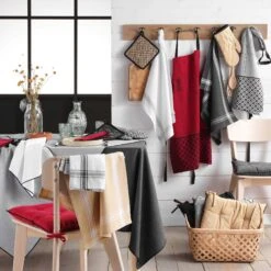 Lot De 3 Serviettes Coton Recyclé Mistraline Gris Chiné 2 Lot De 3 Serviettes Coton Recyclé Mistraline Gris Chiné -Eminza 3 serviettes de table 40 x 40 cm mistraline gris chine coton recycl 126045 1673339704