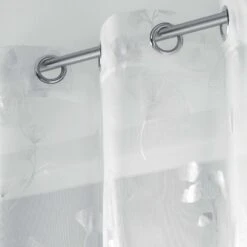 Voilage (140 X 240 Cm) Bloomy Blanc -Eminza 87368 1612954278