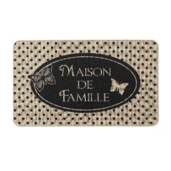 Tapis D'entrée Antidérapant (75 Cm) Maisonnée Noir