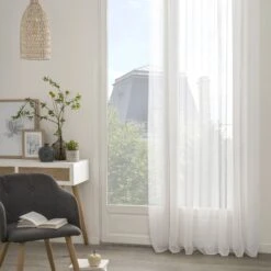 Voilage (140 X 260 Cm) Anissa Blanc