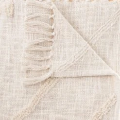 Jeté De Canapé (180 Cm) Inca Ivoire -Eminza 90187 1596787707