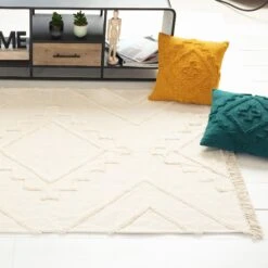 Tapis De Salon (170 Cm) Inca Ivoire