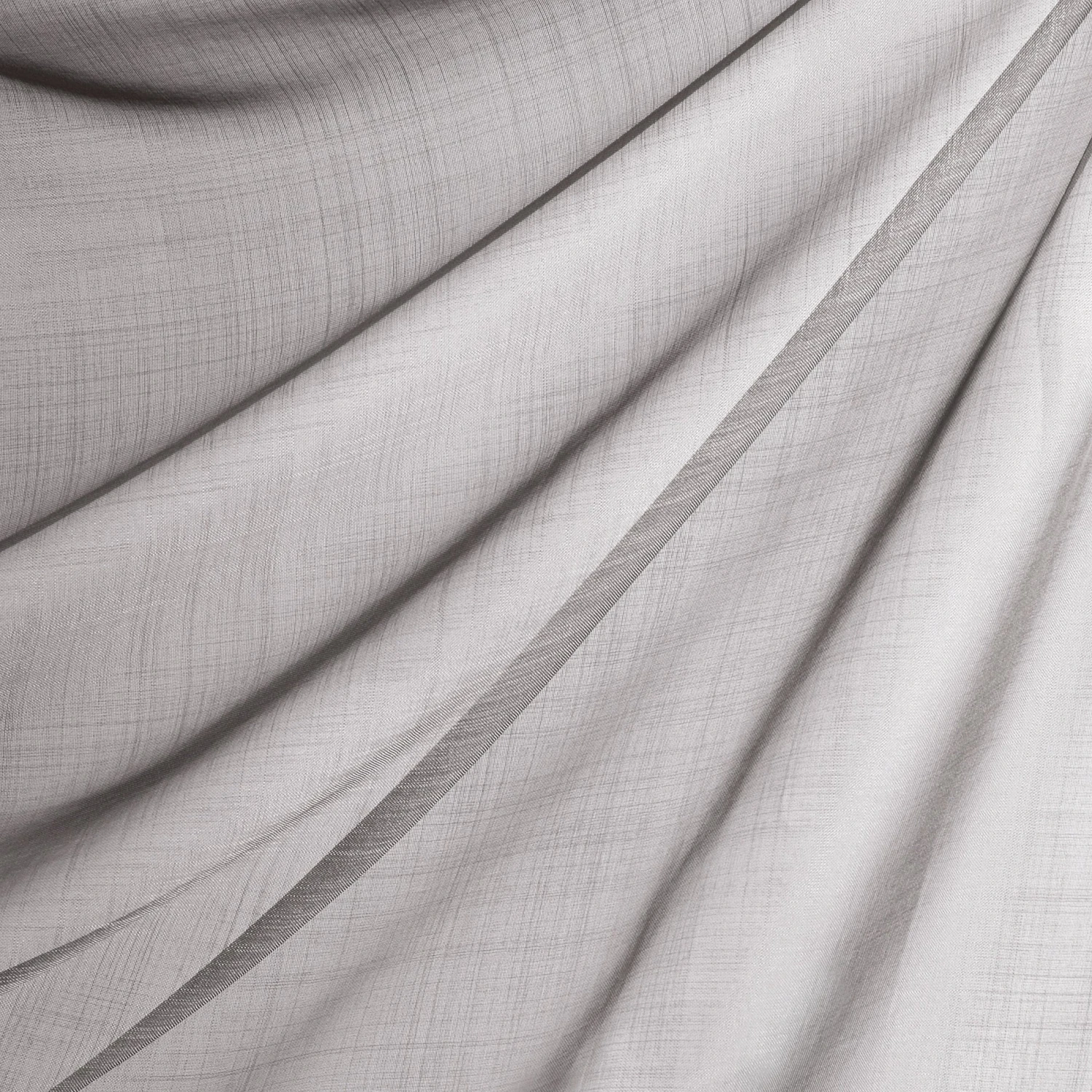 Paire de voilages (60 x 140 cm) Etamine givrée Gris clair Paire De Voilages (60 X 140 Cm) Etamine Givrée Gris Clair -Eminza 90838 1597302856