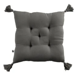 Coussin De Chaise (40 Cm) Gaïa Gris Granit