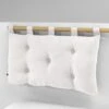 Tête De Lit Gaze De Coton (80 Cm) Gaïa Blanc Chantilly