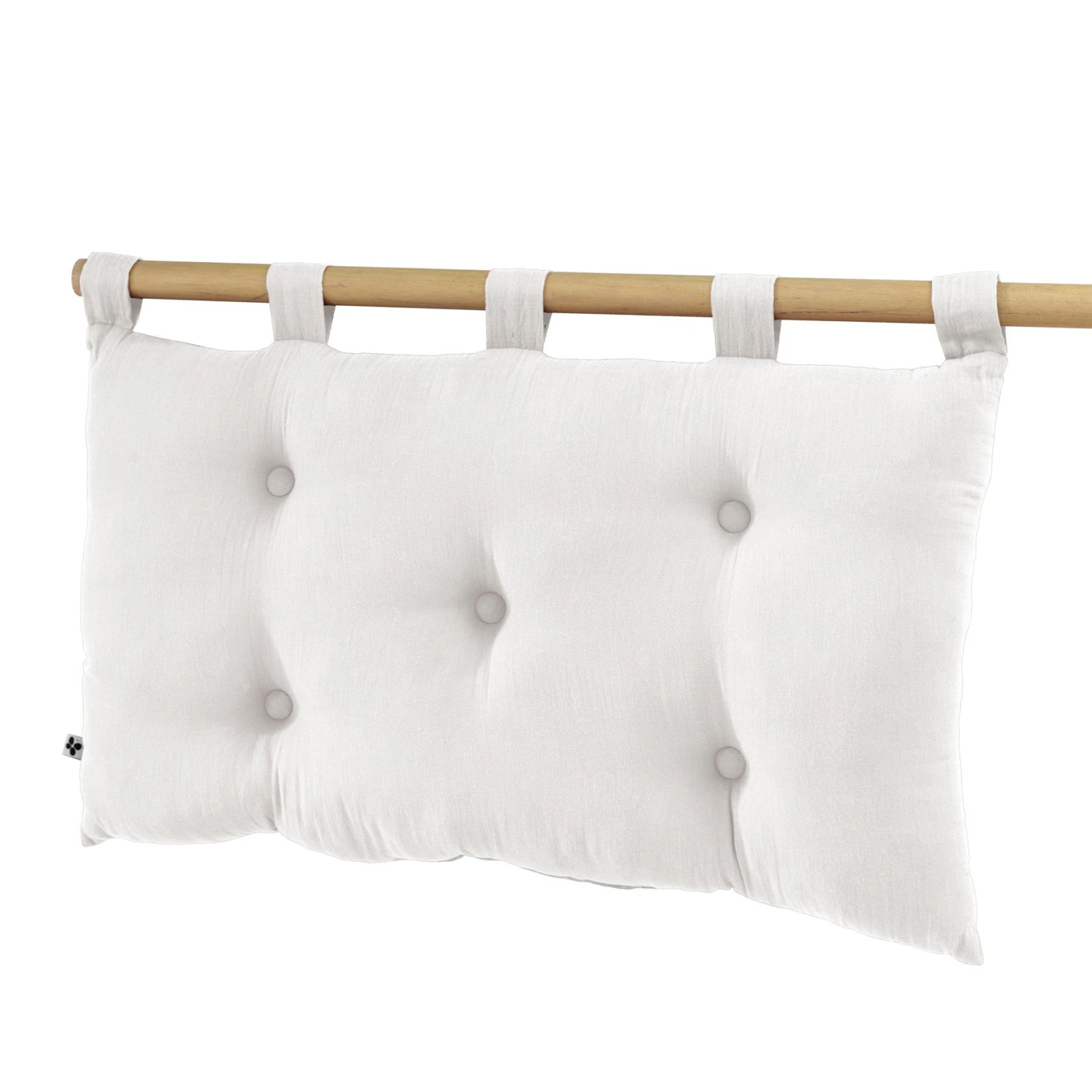 Tête de lit gaze de coton (80 cm) Gaïa Blanc chantilly Tête De Lit Gaze De Coton (80 Cm) Gaïa Blanc Chantilly -Eminza 91552 1603093985