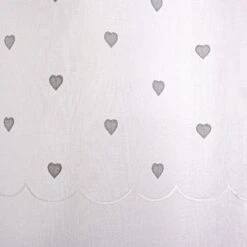 Voilage (140 X 240 Cm) Coeurs Gris -Eminza 91989 1603270318