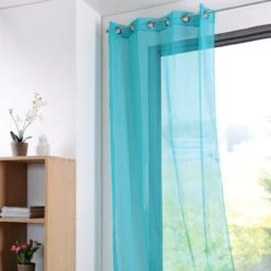 Voilage (140 X 280 Cm) Monna Vert Céladon