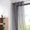 Voilage (140 X 280 Cm) Monna Gris Anthracite