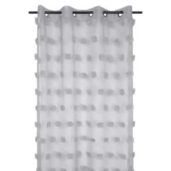 Voilage (140 X 260 Cm) Pompinou Gris Perle -Eminza 93343 1609839615