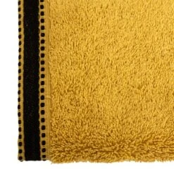 Serviette De Bain (30 X 50 Cm) Joia Jaune Ocre -Eminza 93773 1609859372