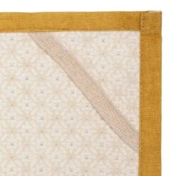 Lot De 3 Torchons Geom Jaune Ocre -Eminza 93824 1609921756