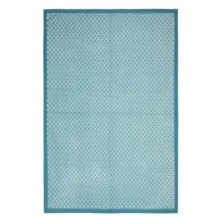 Lot De 3 Torchons Geom Bleu Canard -Eminza 93830 1610005904