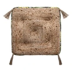 Coussin De Sol Jute (38 Cm) Tropic Multicolore -Eminza 94034 1610031868