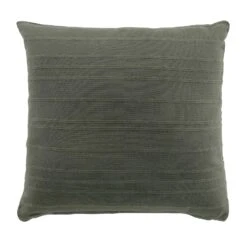 Housse De Coussin Carrée (40 Cm) Lilia Vert Kaki