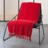Jeté De Canapé (150 Cm) Lilia Rouge