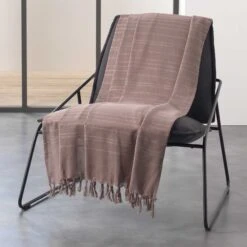 Jeté De Canapé (150 Cm) Lilia Taupe