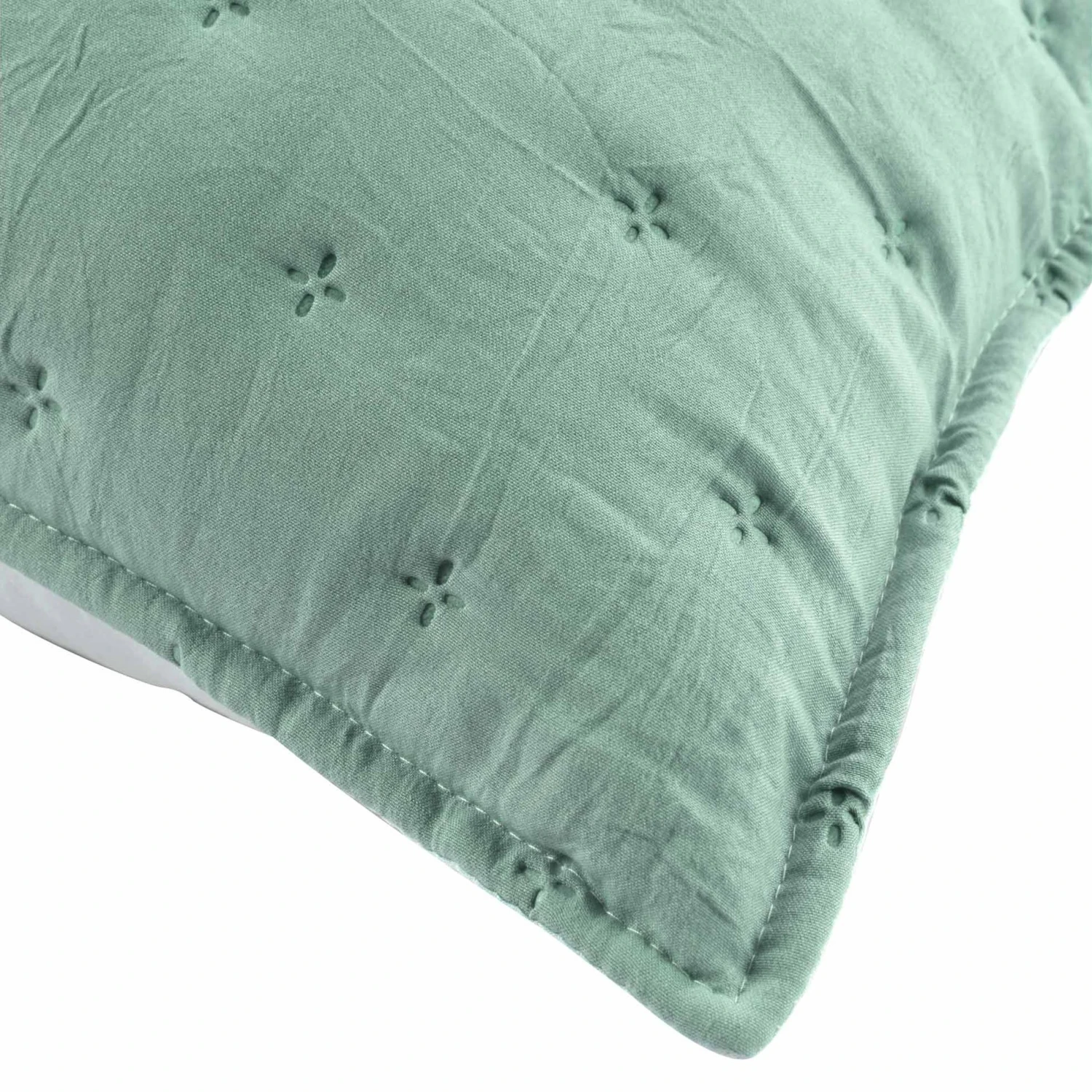 Housse de coussin carrée (60 cm) Mellow Chic Vert menthe Housse De Coussin Carrée (60 Cm) Mellow Chic Vert Menthe -Eminza 95719 1611758980