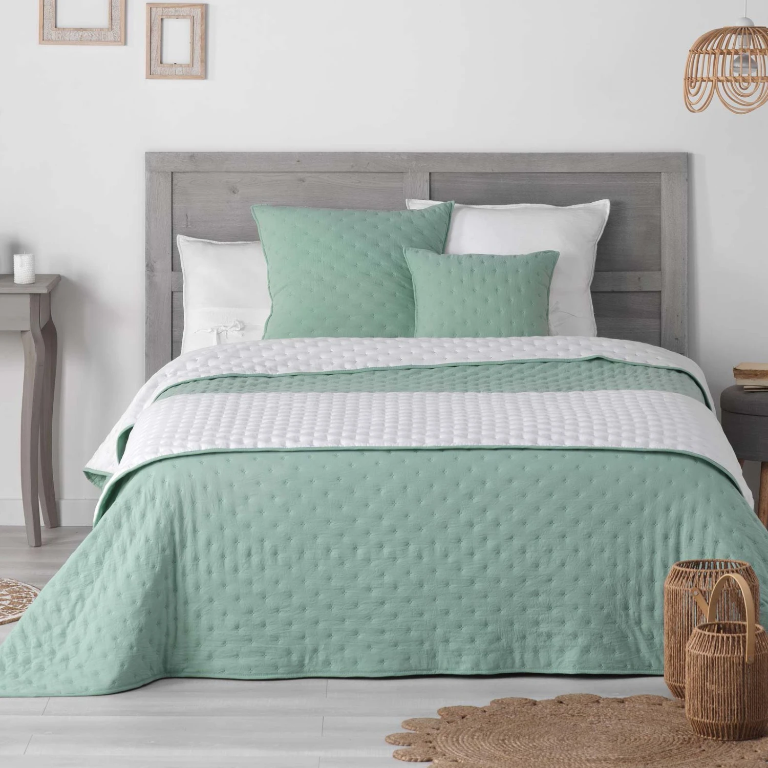 Housse de coussin carrée (60 cm) Mellow Chic Vert menthe Housse De Coussin Carrée (60 Cm) Mellow Chic Vert Menthe -Eminza 95719 1611759000