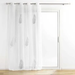 Voilage (140 X 240 Cm) Palmeor Argent 2 Voilage (140 X 240 Cm) Palmeor Argent -Eminza 96055 1611329434