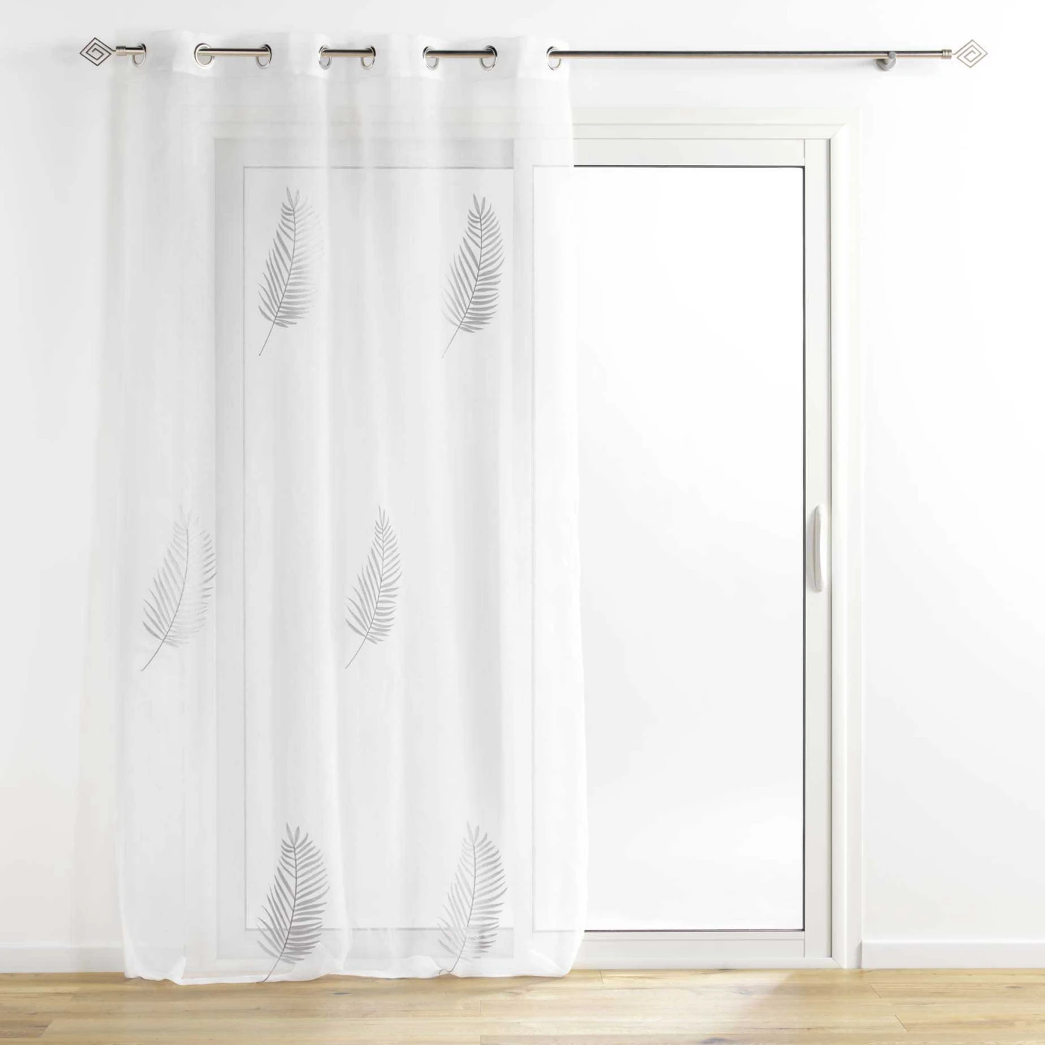 Voilage (140 x 240 cm) Palmeor Argent Voilage (140 X 240 Cm) Palmeor Argent -Eminza 96055 1611329434