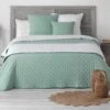 Couvre-lit (240 X 260 Cm) Mellow Chic Vert Menthe