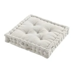 Coussin De Sol (60 X H10 Cm) Pixel Beige Grège -Eminza 97357 1617957402