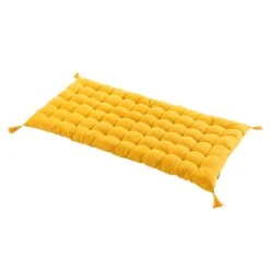 Matelas De Sol (L120 Cm) Pixel Jaune Moutarde -Eminza 97501 1616753341