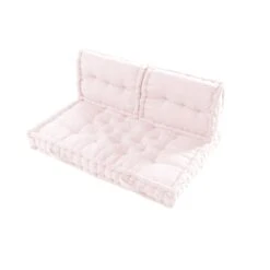 Kit Coussins Palette (L120 Cm) Pixel Rose Poudré -Eminza 97654 1617974410