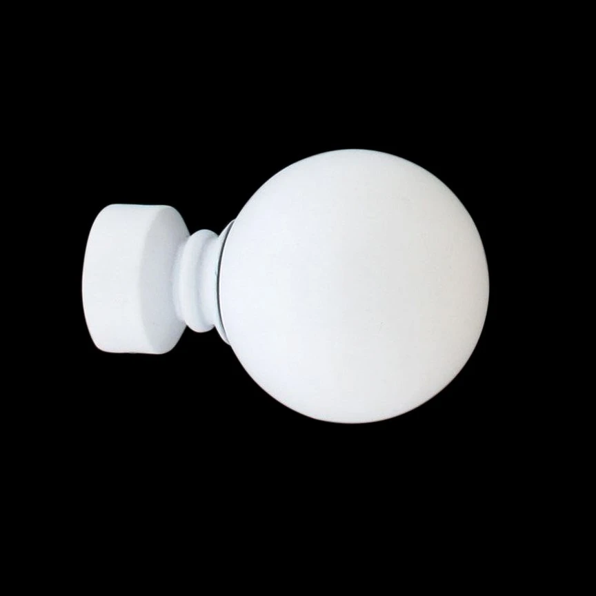 Lot de 2 embouts tringle (D28 mm) Lino Eddison Blanc Lot De 2 Embouts Tringle (D28 Mm) Lino Eddison Blanc -Eminza 98825 1620049414