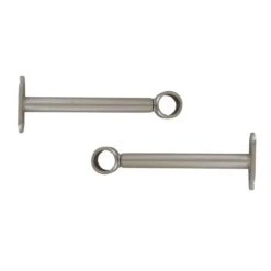 Lot De 2 Supports Tringles Extensibles (L150 - L195 / D20 Mm) Jim Argent
