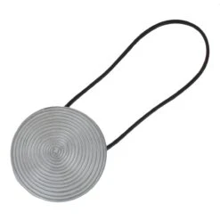 Embrasse Rideau Aimantée Hypnose Argent