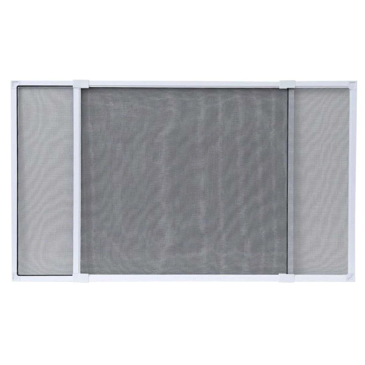 Moustiquaire fenêtre cadre extensible (H50 x L 70 / 130 cm) Blanc et gris Moustiquaire Fenêtre Cadre Extensible (H50 X L 70 / 130 Cm) Blanc Et Gris -Eminza 99011 1620307849