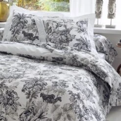 Taie De Traversin Satin De Coton (L200 Cm) Savane Noire