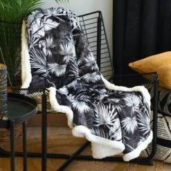 Plaid Doux (160 Cm) Alaia Noir