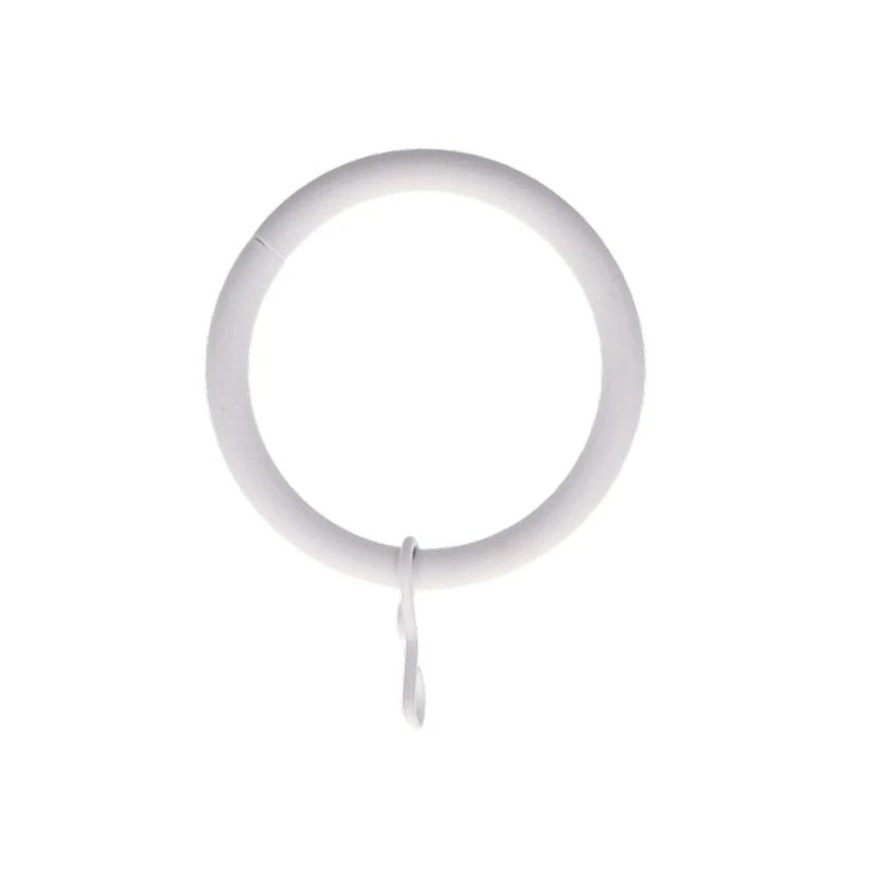 Lot de 8 anneaux tringle rideau (D28 mm) Lino Blanc mat Lot De 8 Anneaux Tringle Rideau (D28 Mm) Lino Blanc Mat -Eminza anneaux d28 x8 blanc mat 127950 1682431164