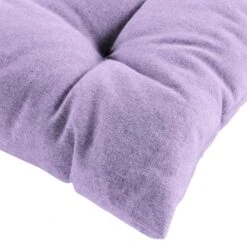 Coussin De Chaise Coton Recyclé Mistral Violet Lilas 3 Coussin De Chaise Coton Recyclé Mistral Violet Lilas -Eminza assise matelassee 40 x 40 cm coton recycle uni mistral lilas 114428 1643105652
