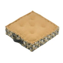 Coussin De Sol (45 Cm) Bako Jaune Moutarde -Eminza bako coussin sol 45x45x10 moutarde 129607 1687785300