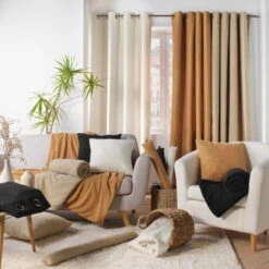 Coussin Bas De Porte Bouclette Wooly Ecru 2 Coussin Bas De Porte Bouclette Wooly Ecru -Eminza bas de porte 80 x 10 cm bouclette unie wooly naturel 130389 1690362441