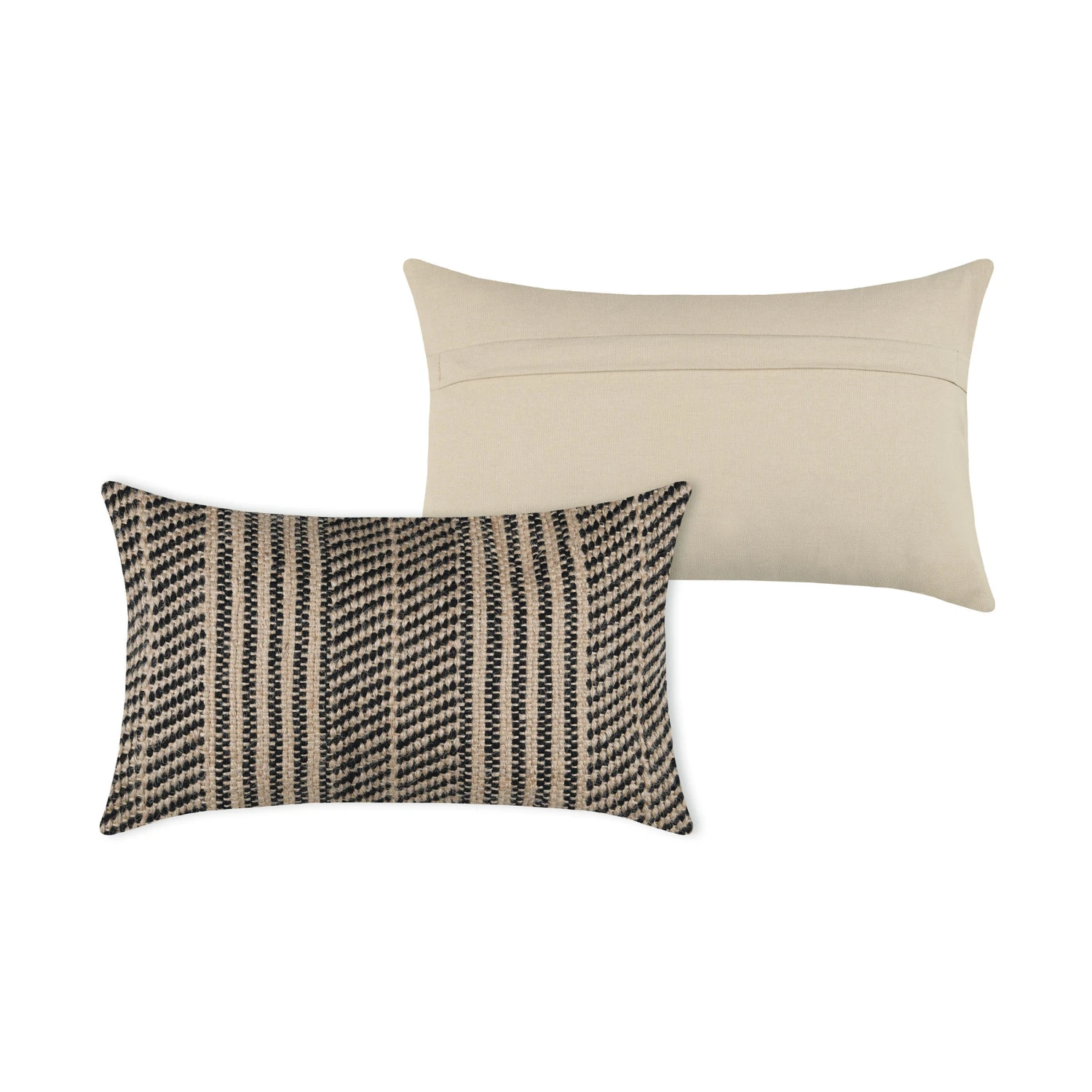 Coussin rectangulaire jute (50 cm) Benito Noir Coussin Rectangulaire Jute (50 Cm) Benito Noir -Eminza benito coussin 30x50 noir 125343 1672756882