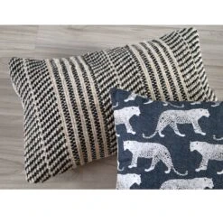 Coussin Rectangulaire Jute (50 Cm) Benito Noir