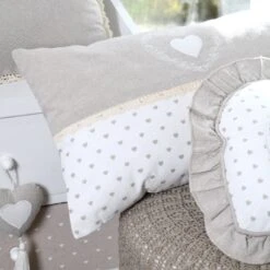 Coussin Rectangulaire (50 Cm) Berenice Taupe Clair