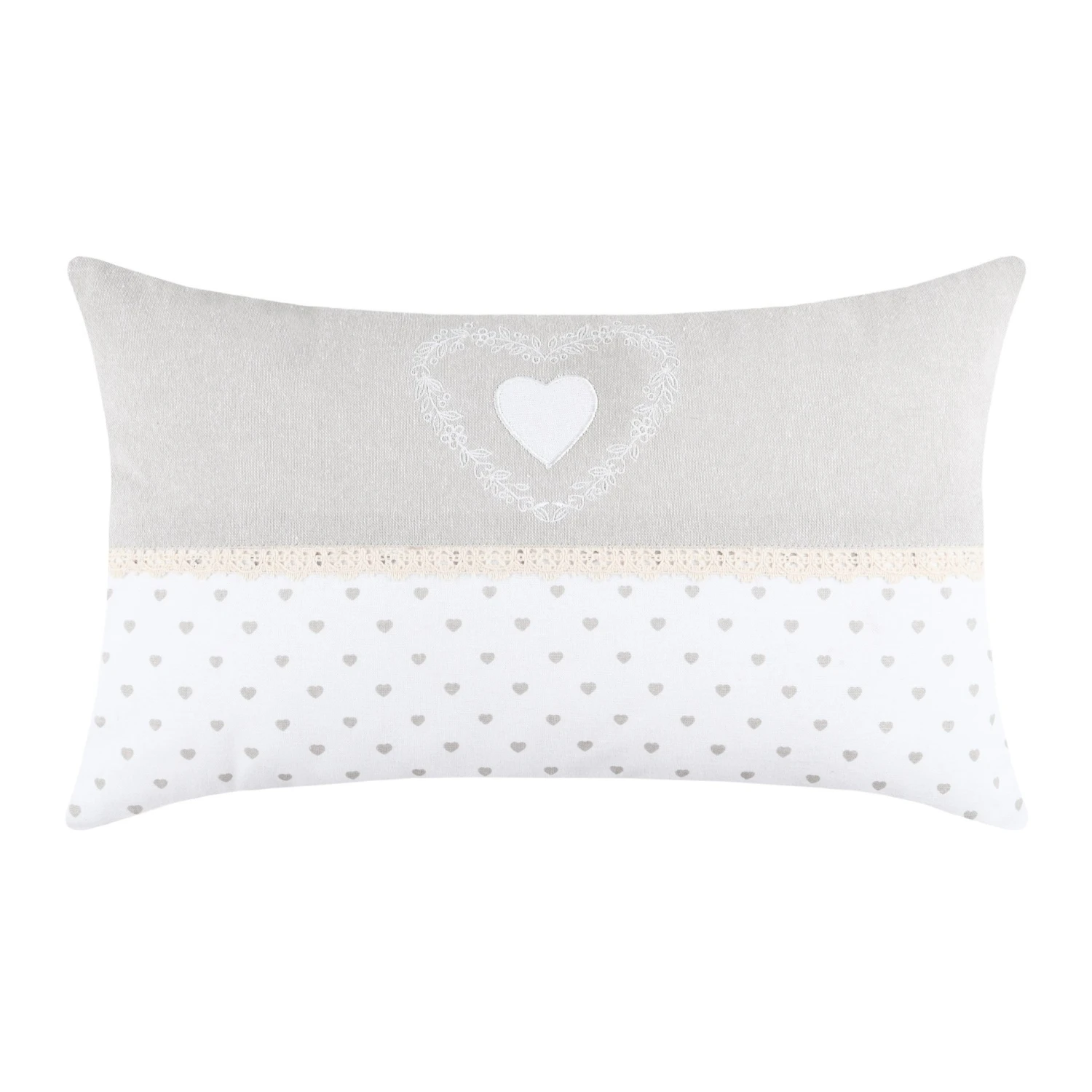 Coussin rectangulaire (50 cm) Berenice Taupe clair Coussin Rectangulaire (50 Cm) Berenice Taupe Clair -Eminza berenice coussin 30x50 naturel 110711 1639056323