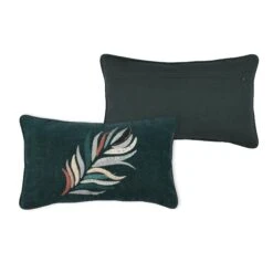 Coussin Rectangulaire (50 Cm) Bolivie Vert émeraude 3 Coussin Rectangulaire (50 Cm) Bolivie Vert émeraude -Eminza bolivie coussin 30x50 emeraude 120286 1658997395