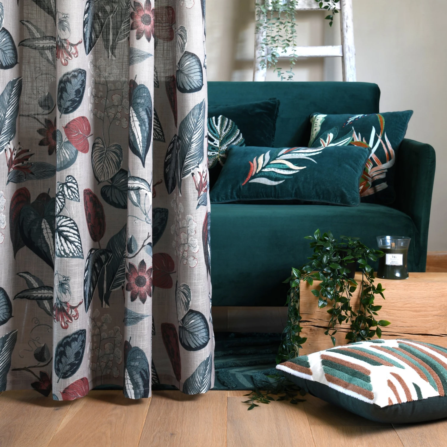 Coussin rectangulaire (50 cm) Bolivie Vert émeraude Coussin Rectangulaire (50 Cm) Bolivie Vert émeraude -Eminza bolivie coussin 30x50 emeraude 120286 1658997430